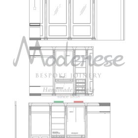 aménagement intérieur d'un dressing de luxe