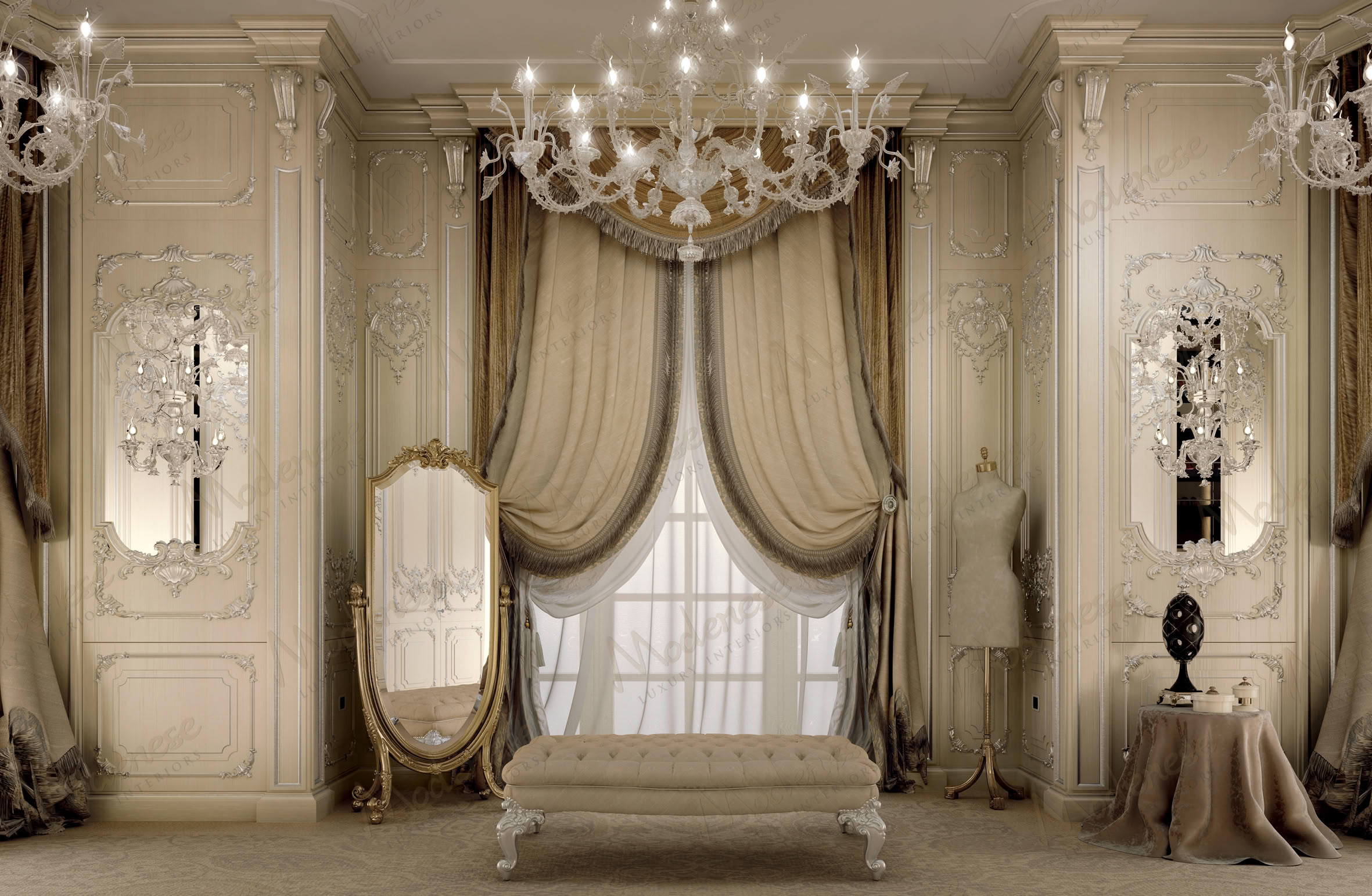 Luxury Classic Closet, Project in London Luxury Classic Closet, Project in London by Modenese Bespoke