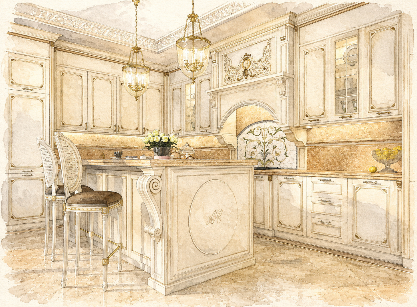 Grace Luxury Kitchen Project in Falls Church, Virginia by Modenese Bespoke - image 05