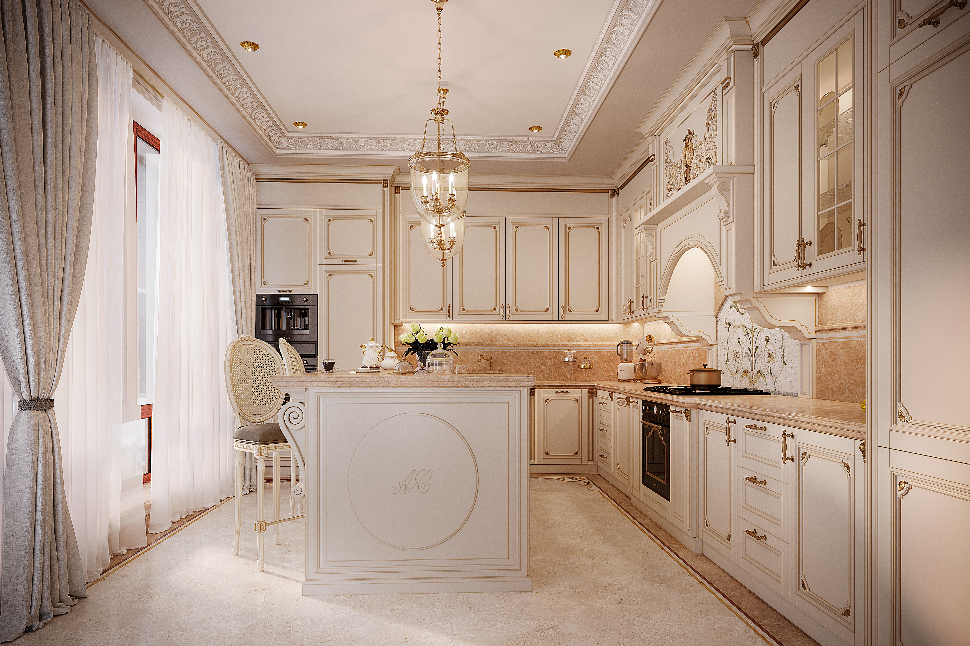 Grace Luxury Kitchen Project in Falls Church, Virginia by Modenese Bespoke - image 01