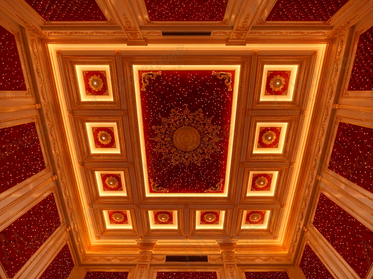 Riyadh home theater LED ceiling lighting scene
