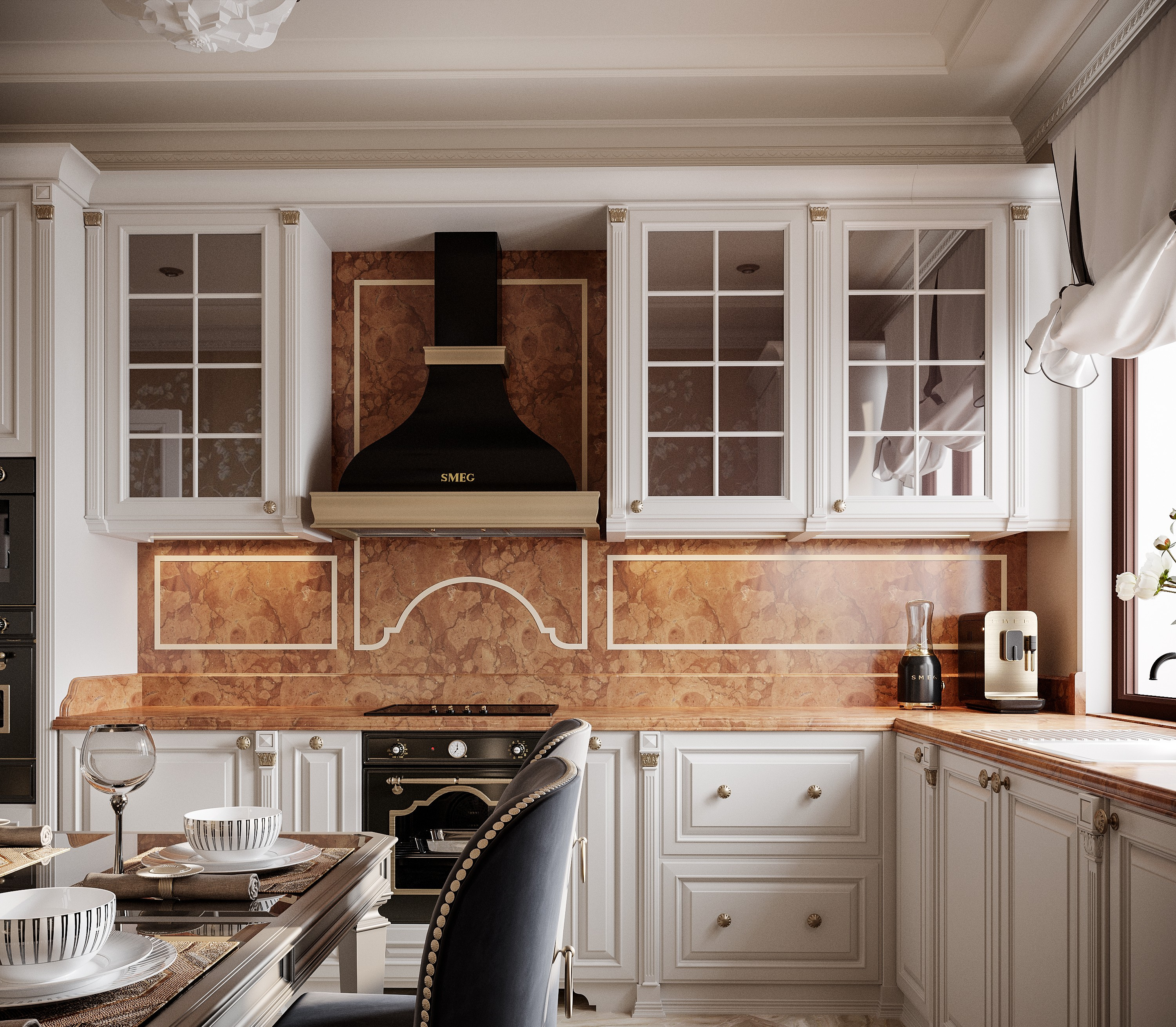 Country : cuisine italienne classique sur mesure by Modenese Bespoke