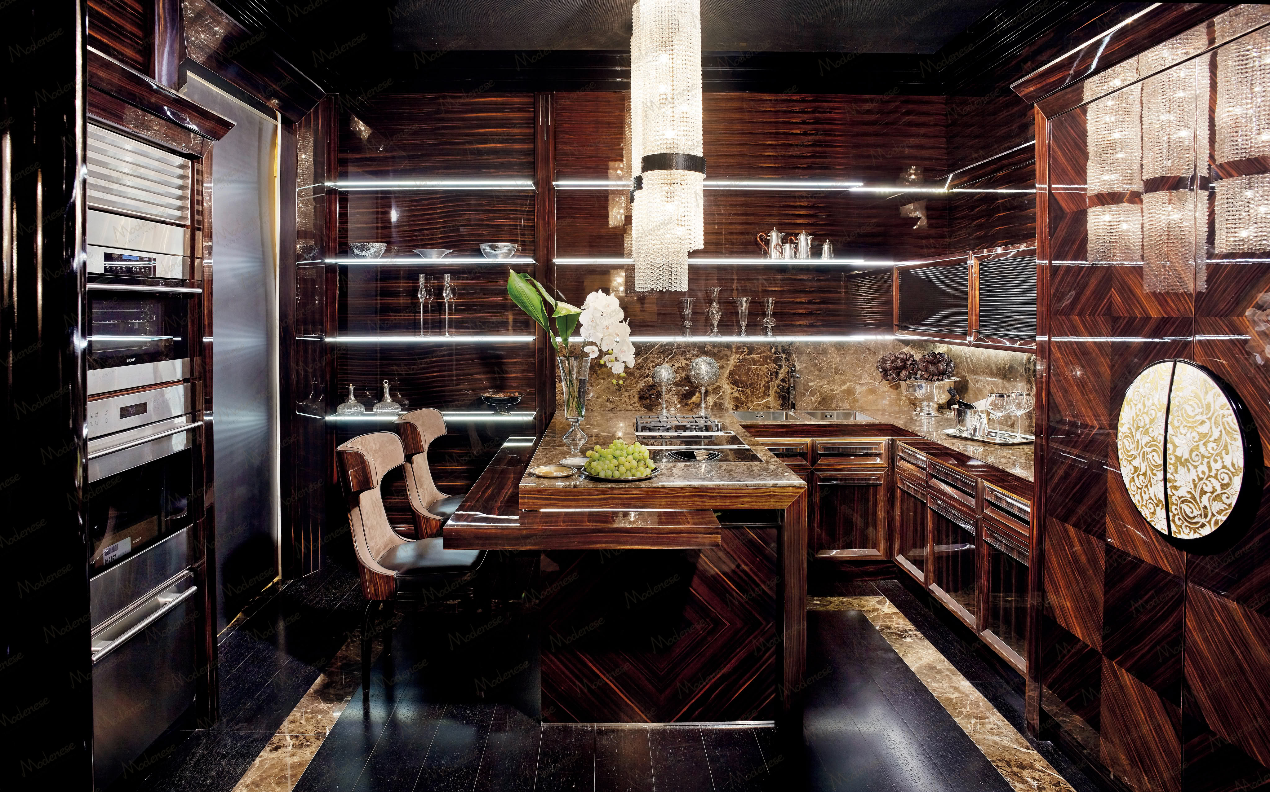 Eclectic Kitchen Project in Doha – Qatar Eclectic Kitchen Project in Doha – Qatar by Modenese Bespoke