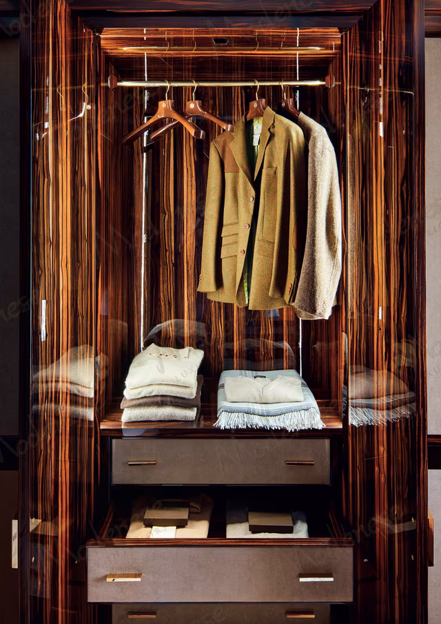 Manhattan Noir Walk-In Closet by Modenese Bespoke - image 05
