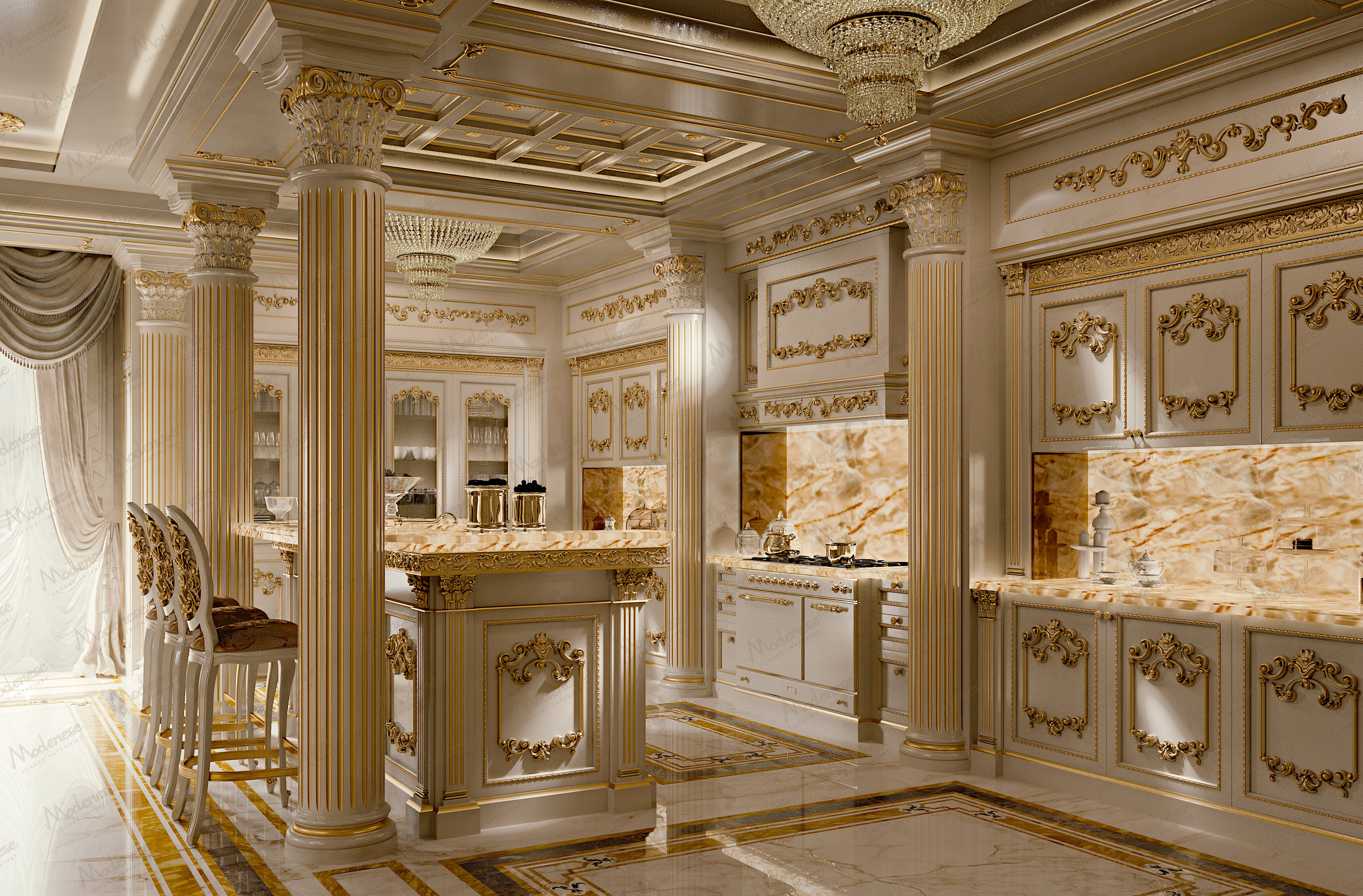 Luxury Custom Made Kitchen in Bridle Path, Canada 08 Luxury Custom Made Kitchen in Bridle Path, Canada by Modenese Bespoke - image 08