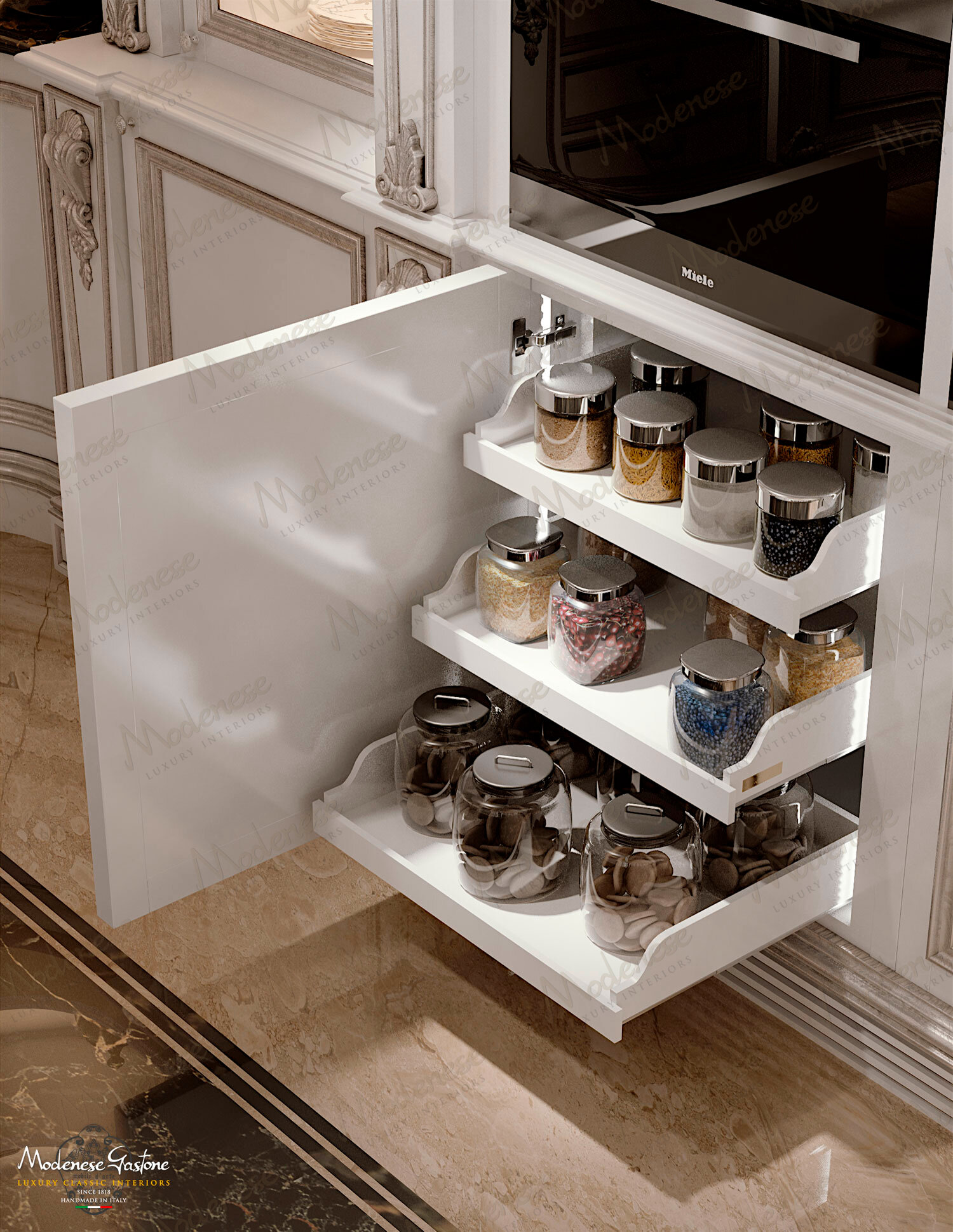Deluxe Italian Classic Kitchen in Miami by Modenese Bespoke - image 04