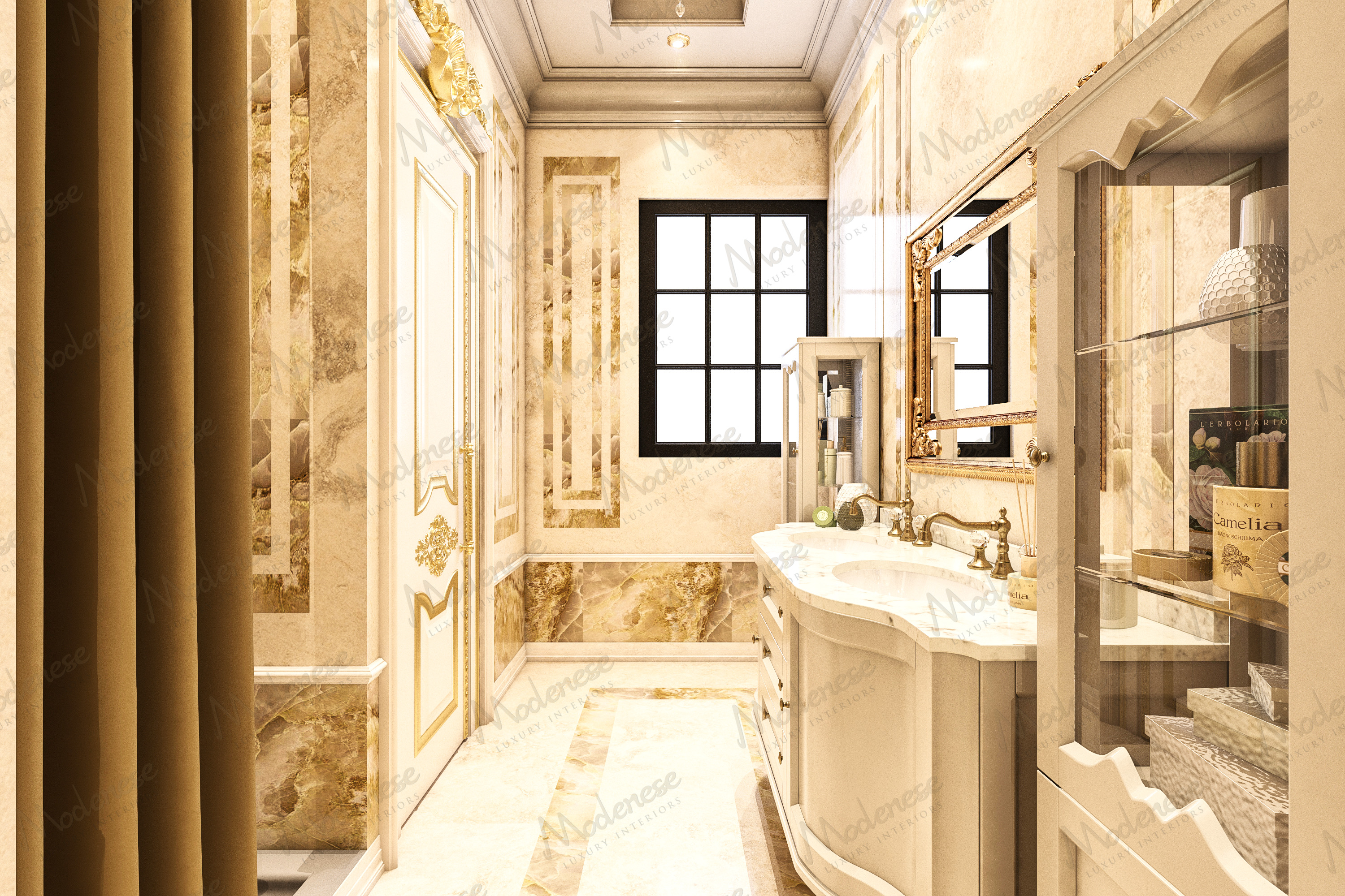 Project in Doha – Qatar Bathroom project in Doha, Qatar — Modenese Luxury Interiors