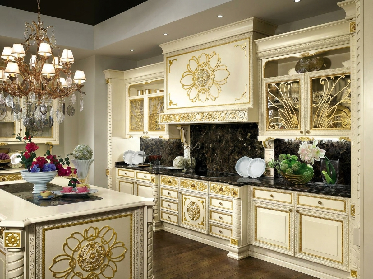 Belle Époque : cuisine de luxe classique sur mesure by Modenese Bespoke