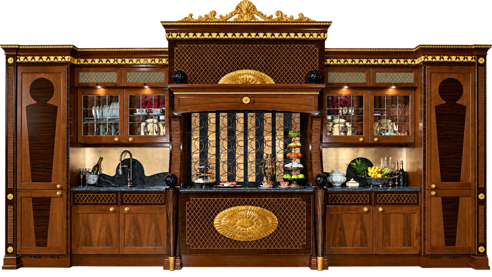مشروع مطبخ Majestic في جدة، المملكة العربية السعودية by Modenese Bespoke - image 02