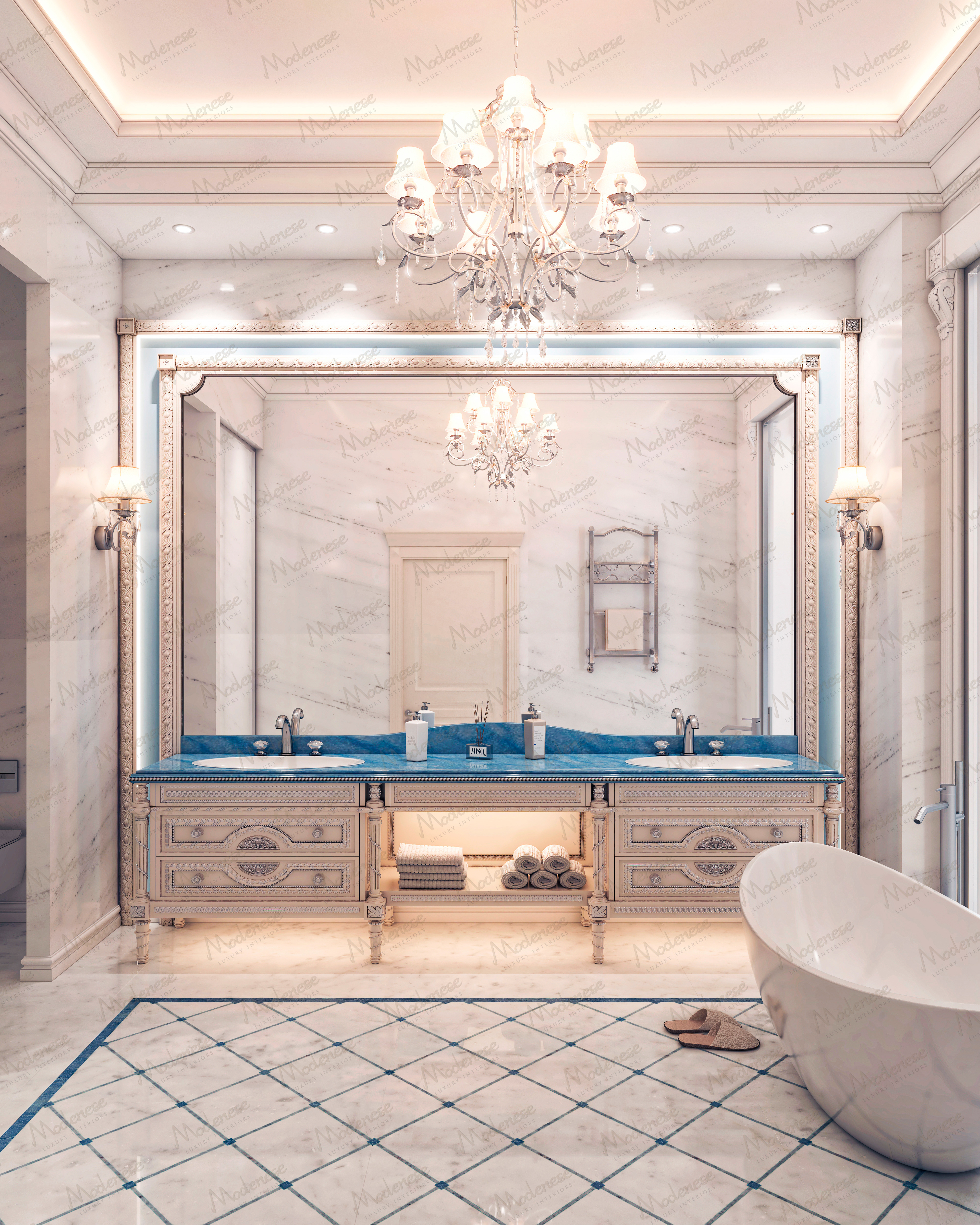 Project in Miami – USA Bathroom project in Miami, USA — Modenese Luxury Interiors