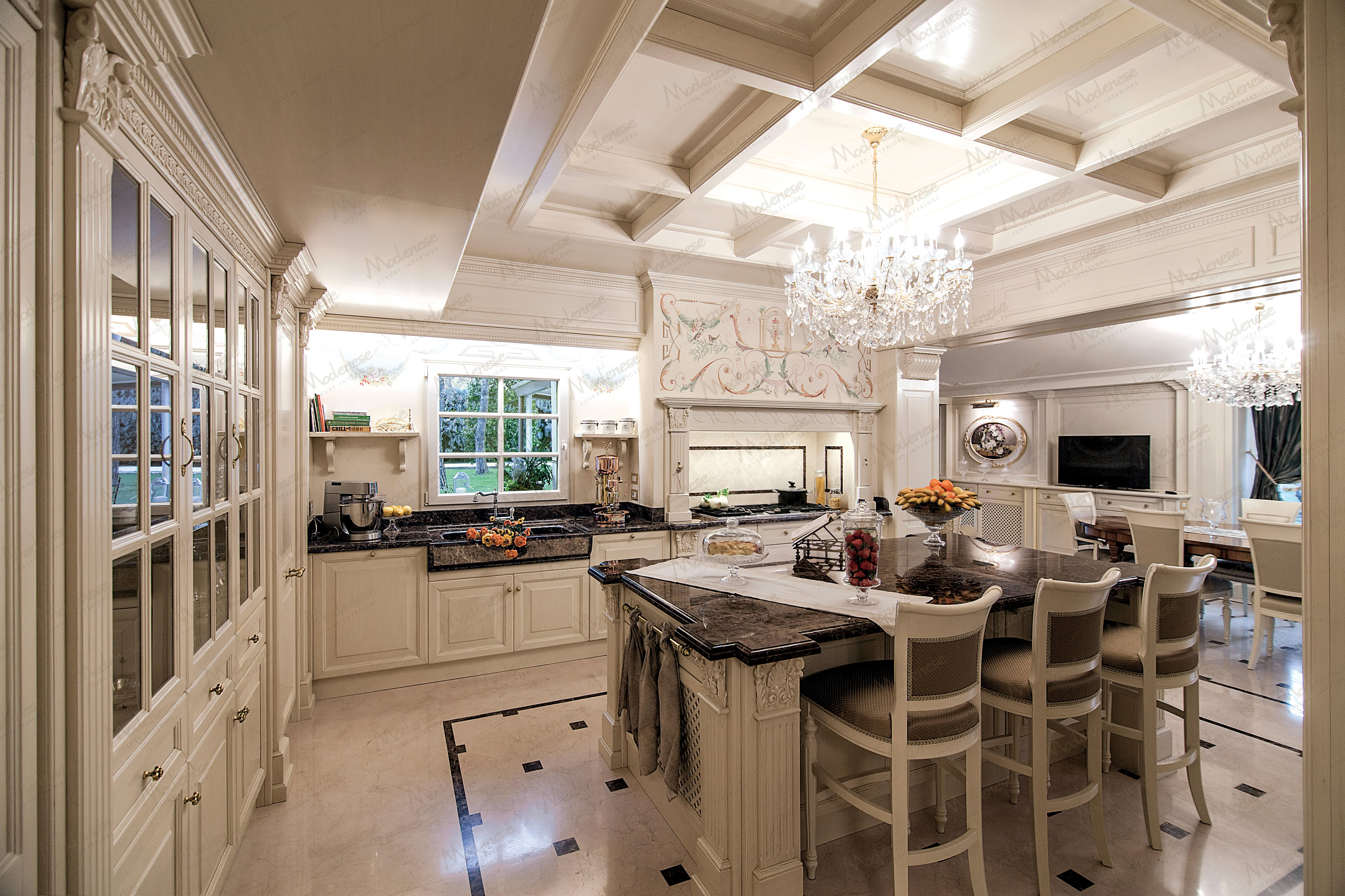 Transitional Kitchen Project in Miami – Usa Transitional Kitchen Project in Miami – Usa by Modenese Bespoke