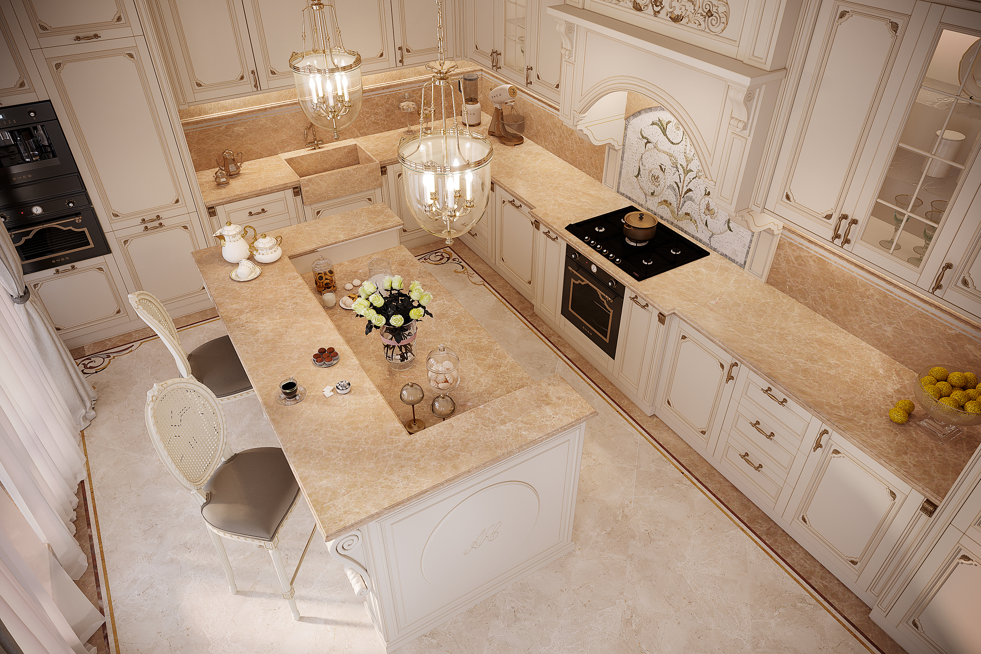 Grace Luxury Kitchen Project in Falls Church, Virginia by Modenese Bespoke - image 02