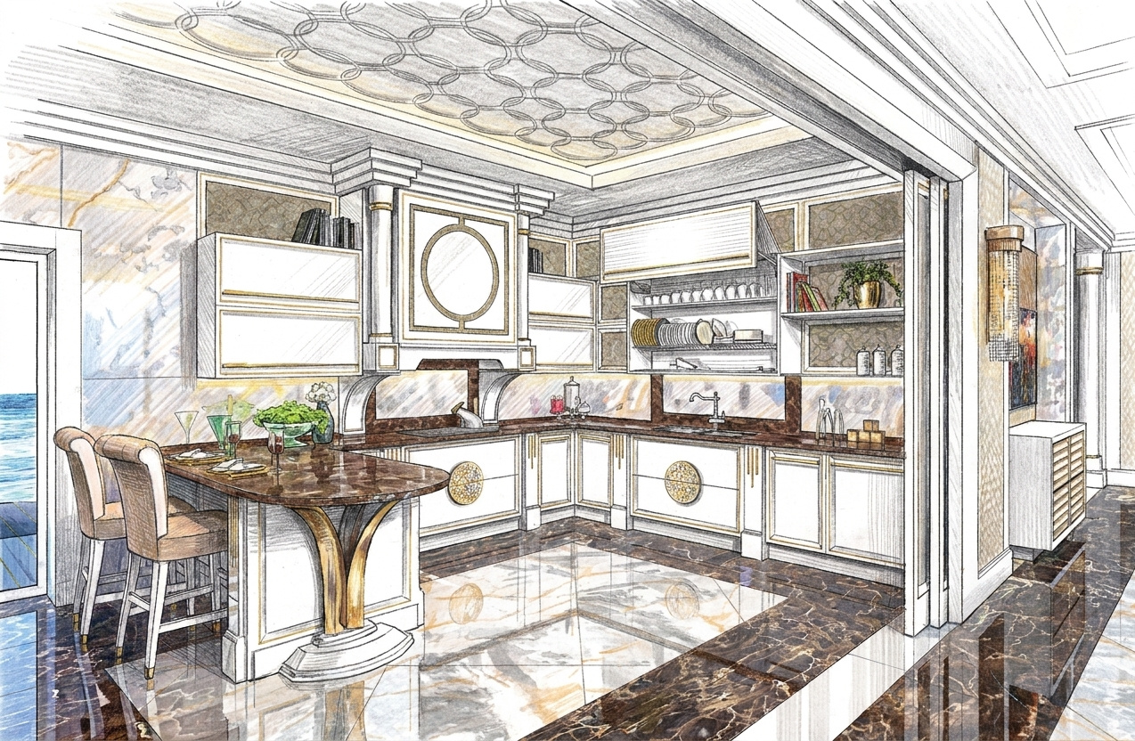 Evolution: Bespoke Luxury Kitchen Interior by Modenese Bespoke - image 04