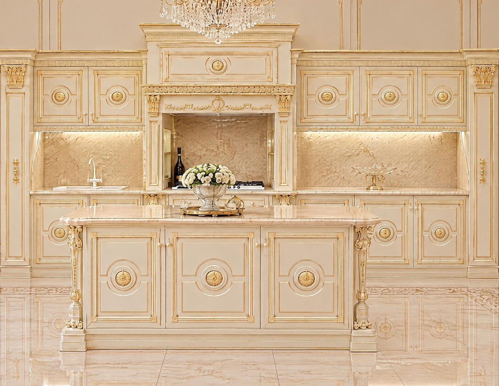 مشروع مطبخ Regalia الفاخر في لاغوس، نيجيريا by Modenese Bespoke - image 02