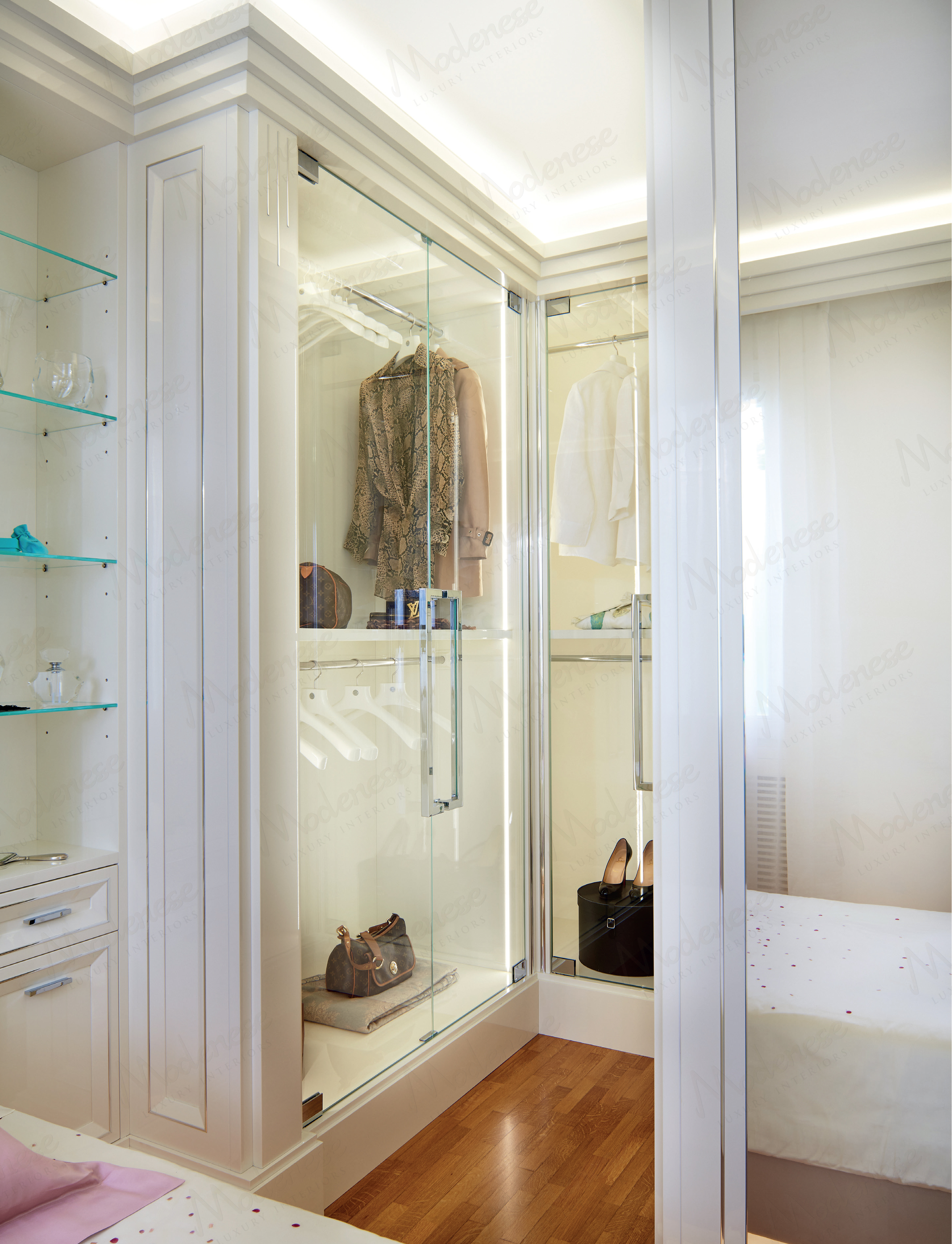 Luxury Walk-In Closet Project in Beverly Hills, Los Angeles Luxury Walk-In Closet Project in Beverly Hills, Los Angeles by Modenese Bespoke - image 01