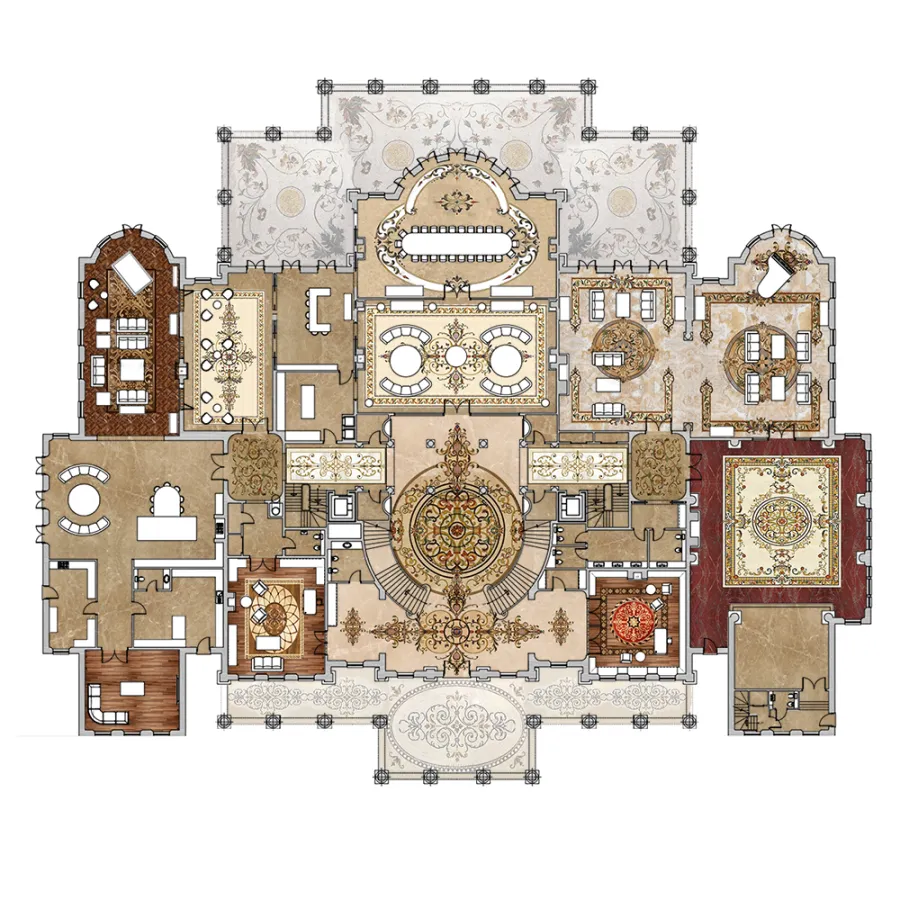 我们在意大利为尊贵的皇家住宅打造现成的豪华室内家具