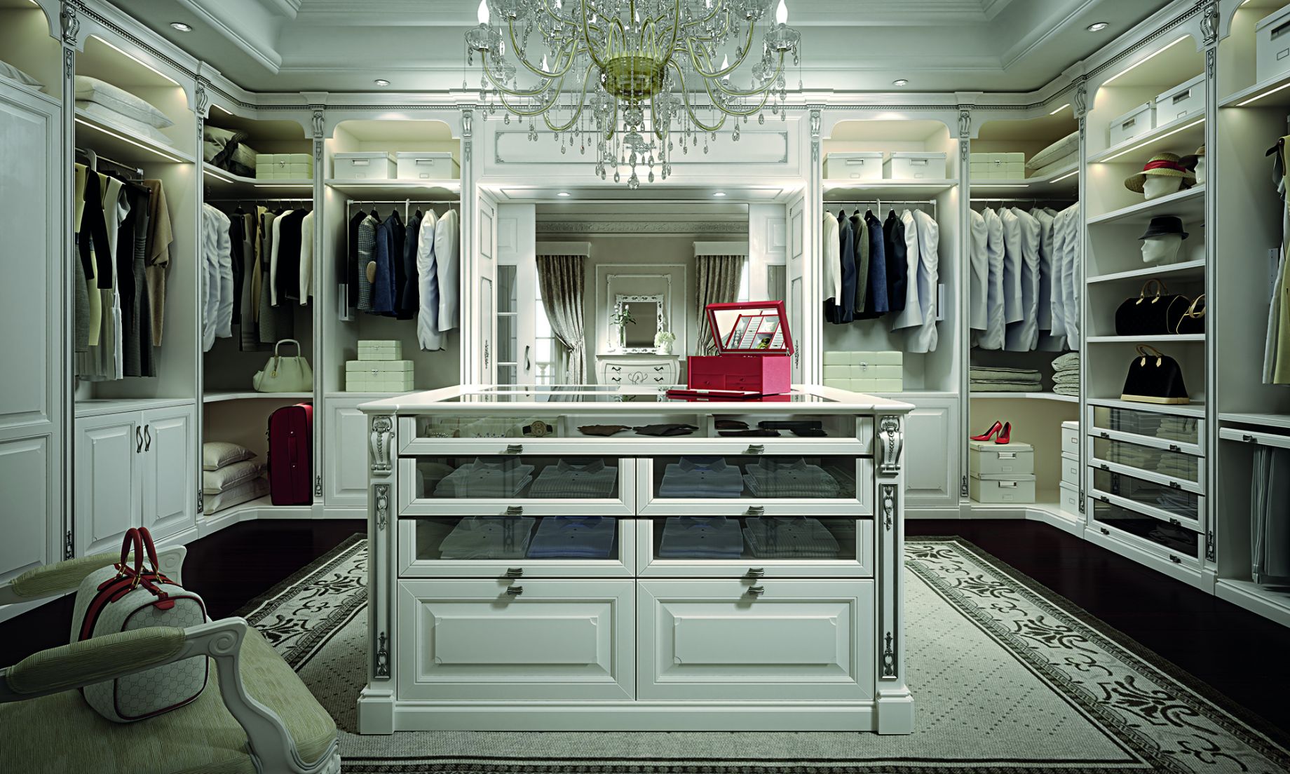 italian walk in closet