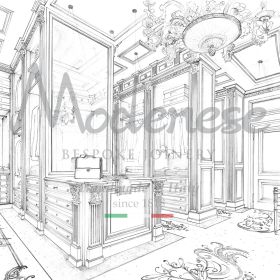 ريجال ووك إن دولاب ملابس مزين بتصميم حصري بتفاصيل حصرية