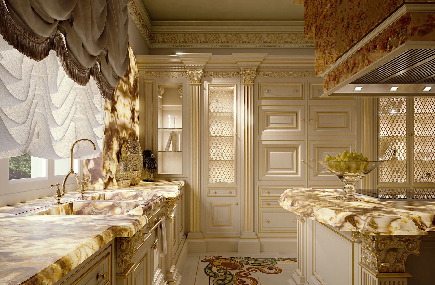 تصميم مطبخ إيطالي عالي الجودة