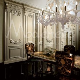 这座豪华别墅的巴洛克风格手工厨房