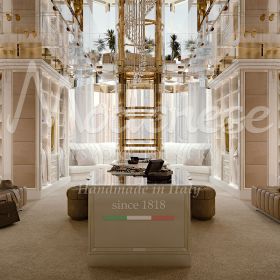 luxueuse garde-robe ornée de détails exclusifs et exquis