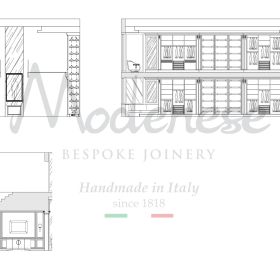 элегантный итальянский гардероб и дизайн шкафа