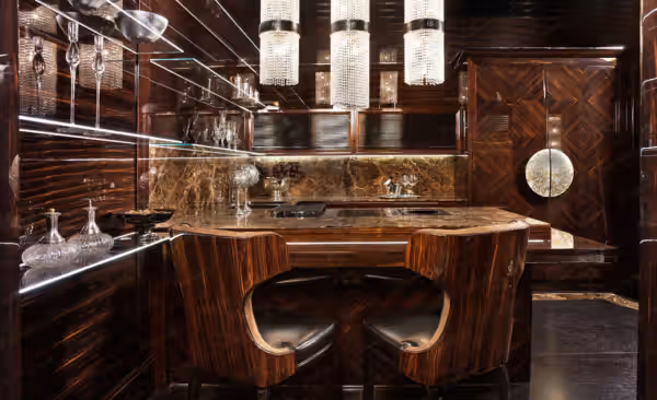 Eclectic Italian kitchen in Doha by Modenese Bespoke