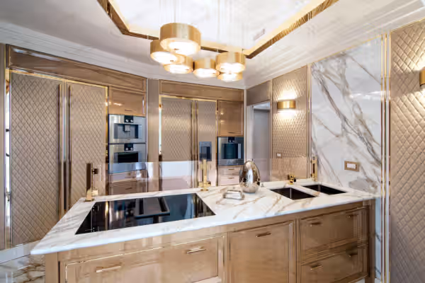 Luxury Italian kitchen in New York by Modenese Bespoke