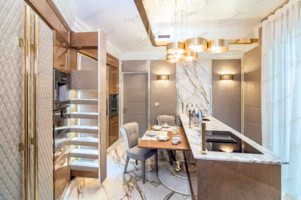 Luxury Italian kitchen in New York by Modenese Bespoke