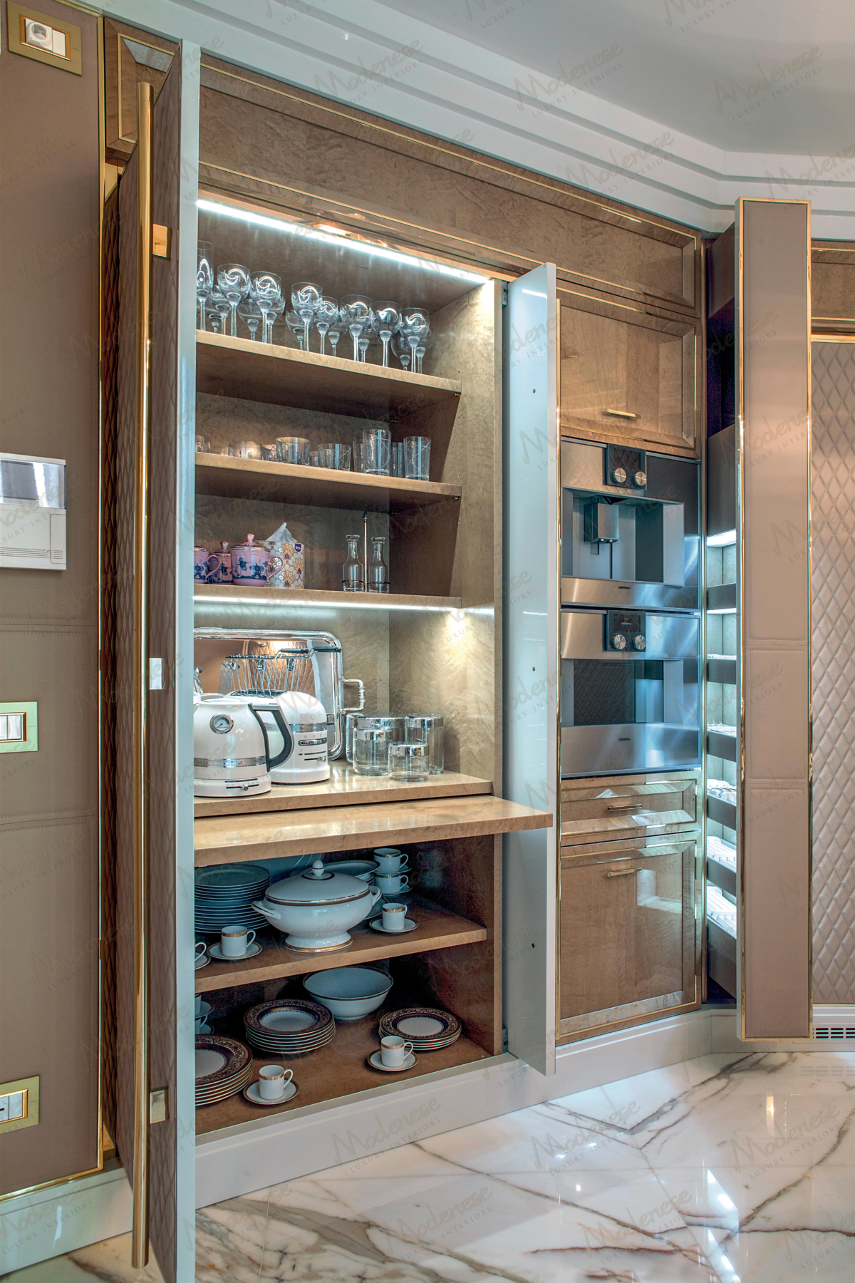 Luxury Italian kitchen in New York by Modenese Bespoke