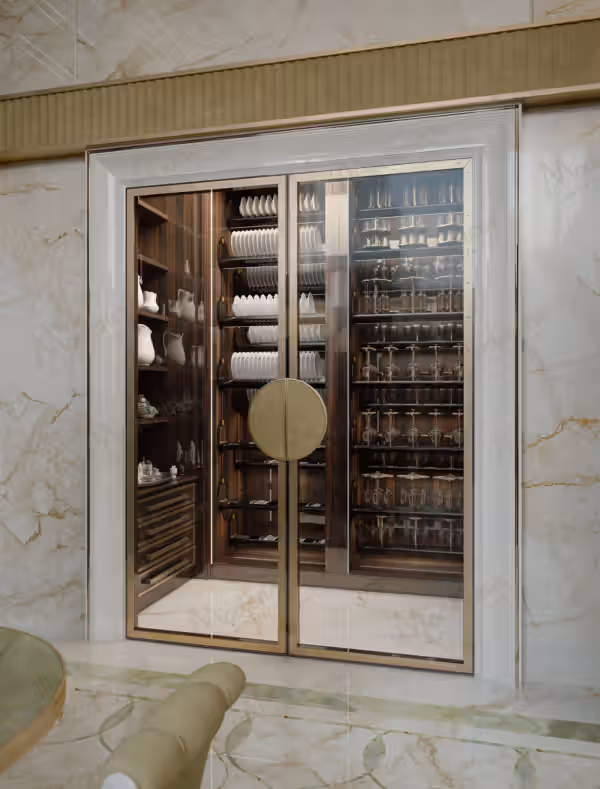 Modern Chic Italian kitchen in New York by Modenese Bespoke