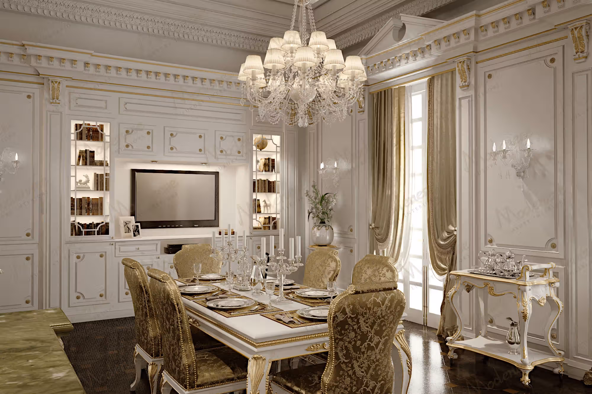 Romantic Italian kitchen by Modenese Bespoke