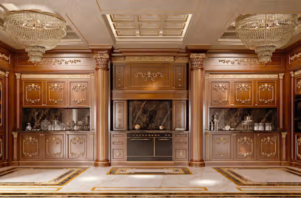 Royal Italian kitchen by Modenese Bespoke