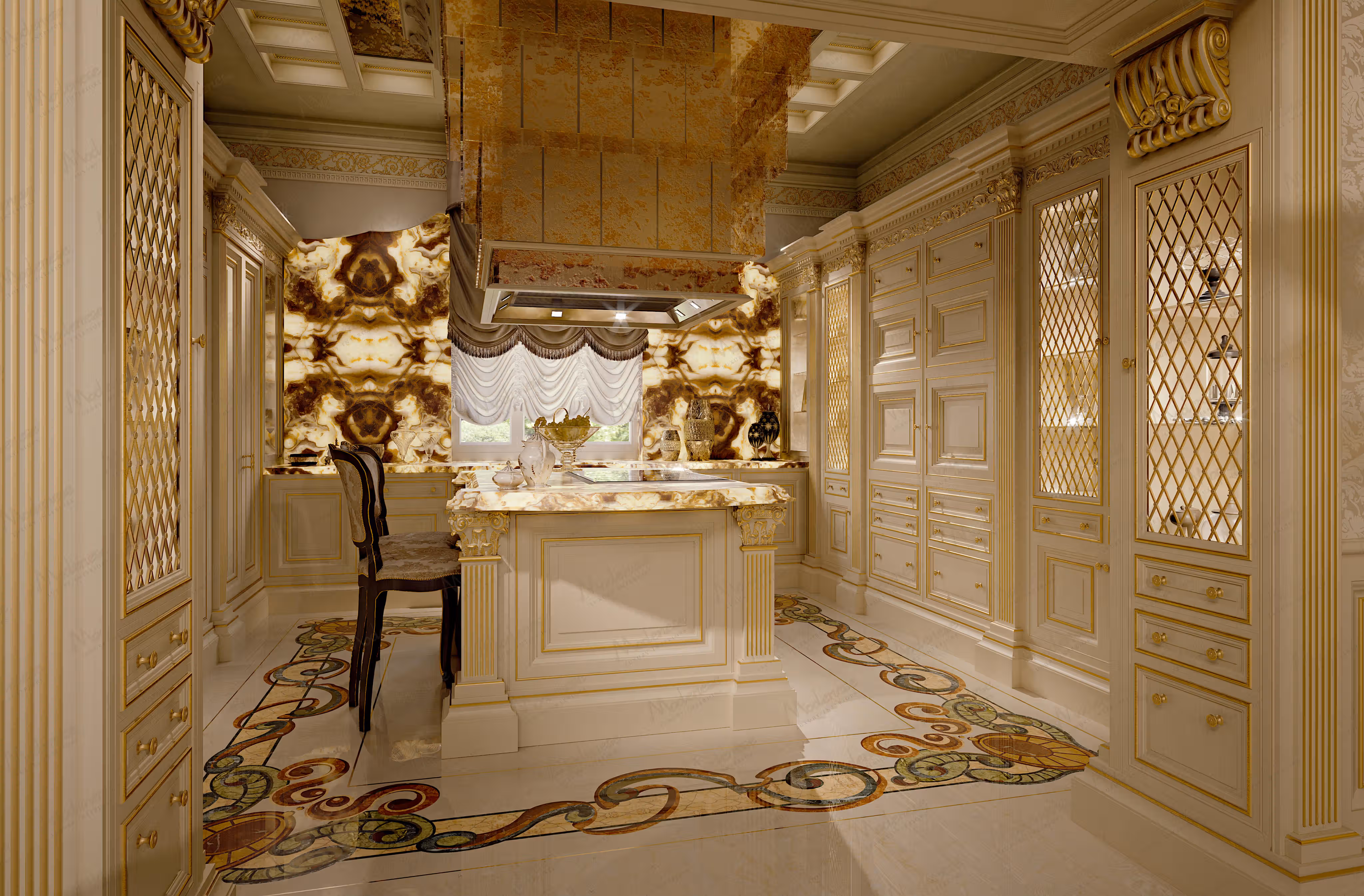Traditional Chic Italian kitchen by Modenese Bespoke