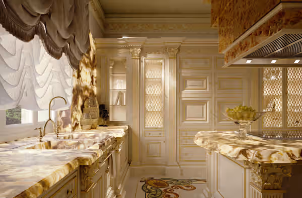 Traditional Chic Italian kitchen by Modenese Bespoke