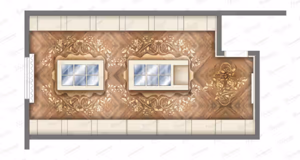 Transitional Italian walk-in closet by Modenese Bespoke