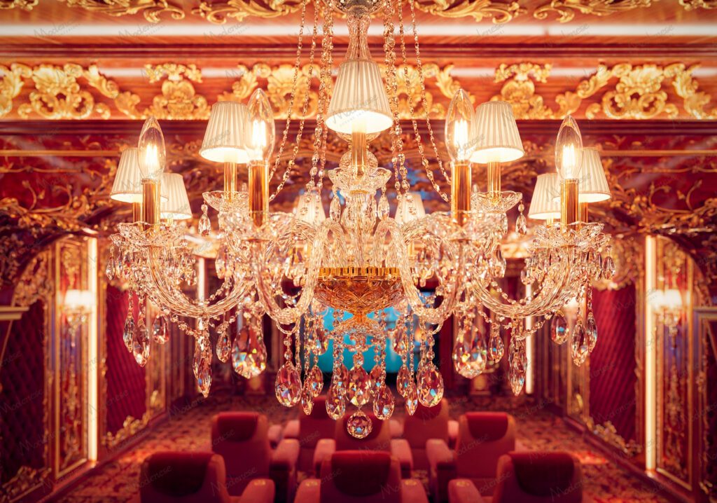 Custom Lighting and Chandelier Detail