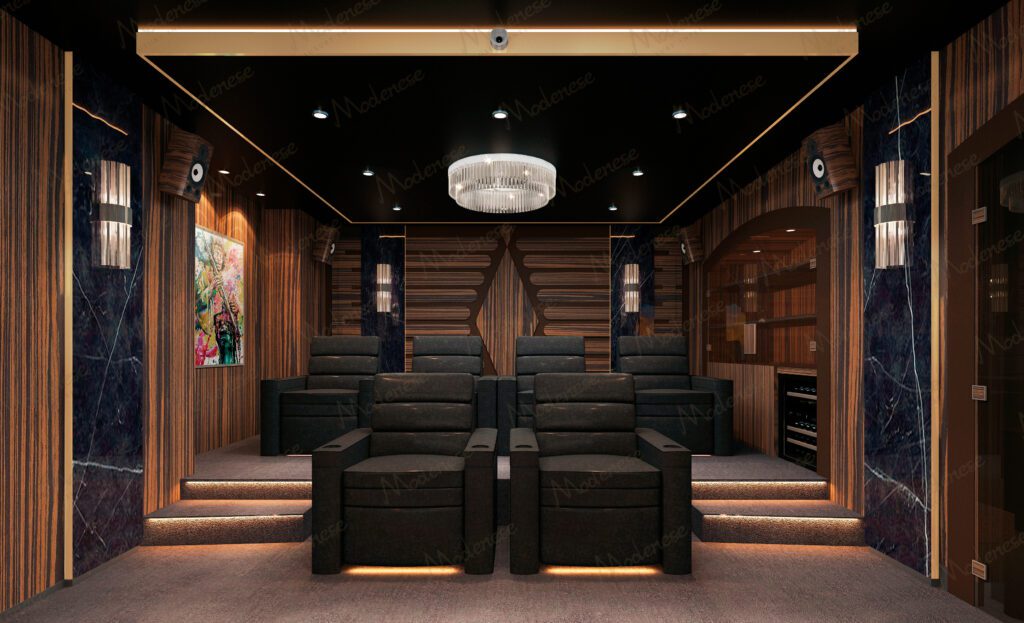 Contemporary Home Cinema Full View