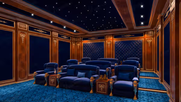 Luxury Italian home cinema by Modenese Bespoke