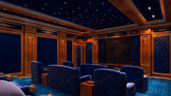 Luxury Italian home cinema by Modenese Bespoke