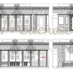 dressing de villa de luxe