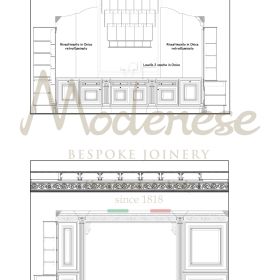 дизайн роскошного классического интерьера кухни