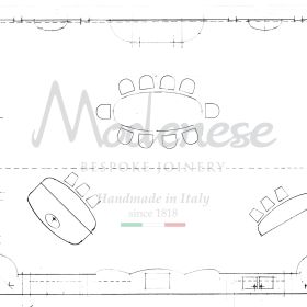 تصميم مطبخ حديث من خشب الماكاسار