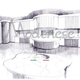 أعلى جودة المطبخ كونترتوب تصميم