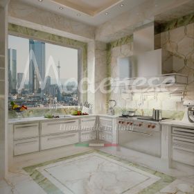 проект кухни в стиле современного шика в Hью-Йорке