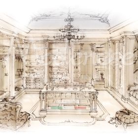 made in Italy traditional luxury wardrobe project